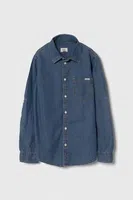Dětská bavlněná košile Pepe Jeans PORTEZ JR tmavomodrá barva