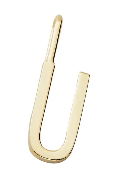 Pozlacený stříbrný přívěsek Design Letters