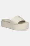 Pantofle Calvin Klein Jeans FLATFORM SANDAL SLIDE IN NYLON