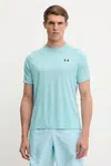 Tréninkové tričko Under Armour Tech Textured modrá barva, 1382796