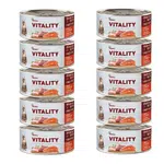 Akinu VITALITY Kuřecí & losos konzerva pro kočky 10 x 70 g