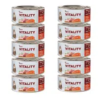 Akinu VITALITY Kuřecí & losos konzerva pro kočky 10 x 70 g