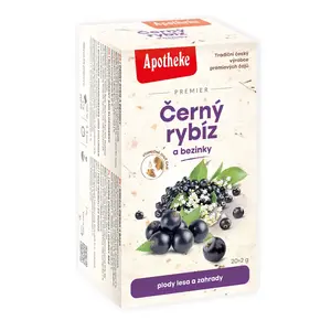 Apotheke Černý rybíz a bezinky nálevové sáčky 20x2 g