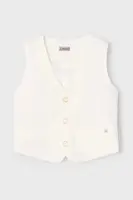 Dětská vesta s příměsí lnu Mayoral