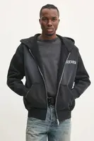 Bavlněná mikina PURPLE BRAND HWT FLEECE ZIP FRONT HOODY