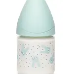 Suavinex Premium Hygge Láhev skleněná 0m+ 120 ml 1 ks zelená