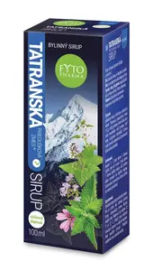 Fytopharma Tatranská průdušková směs bylinný sirup 100 ml