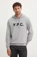 Bavlněná mikina A.P.C. hoodie standard grand vpc GOTS