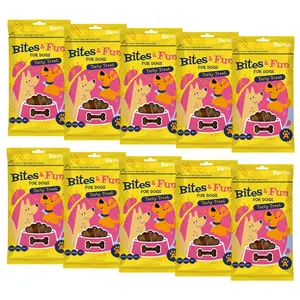 Akinu BITES & FUN Kuřecí kousky pamlsek pro psy 10 x 85 g