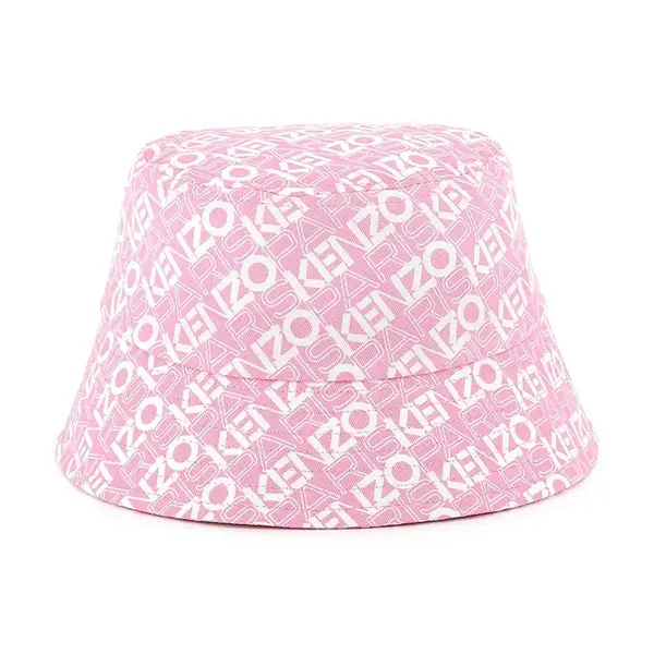 Dětský bavlněný klobouk Kenzo Kids růžová barva, K60884