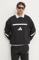 Mikina adidas Z.N.E. pánská, černá barva, s potiskem, JD5982