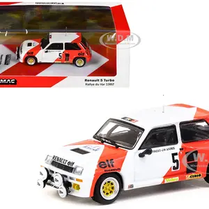 Renault 5 Turbo 5 Alain Prost - Jean-Marc Andrie "Rallye du Var" (1982) "Hobby64" Series 1/64 Diecast Model by Tarmac Works