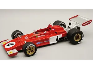 Ferrari 312 B3-73 4 Arturo Merzario Formula One F1 "Monaco GP" (1973) Limited Edition to 150 pieces Worldwide "Mythos Series" 1/18 Model Car by Tecno