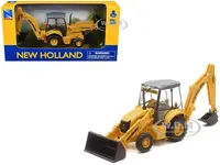 New Holland B110C Backhoe Loader Yellow Diecast Model by New Ray
