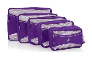 Cestovne organizery Heys Eco Packing Cube 5pc Set II Purple