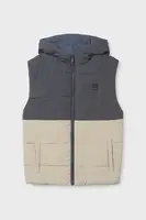 Dětská oboustranná vesta Mayoral hnědá barva, 7306