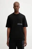 Bavlněné tričko Hugo Blue Nogoste