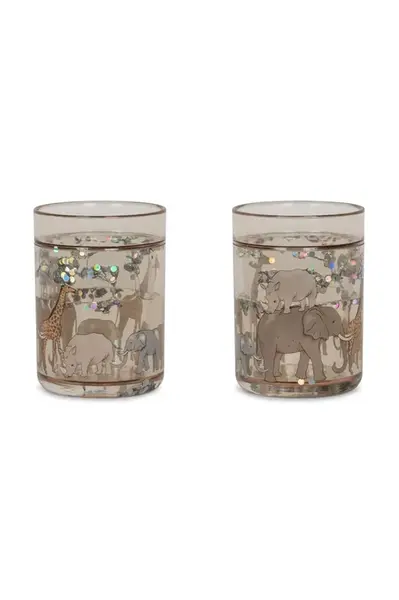 Sada hrnků Konges Sløjd 2 PACK GLITTER CUPS 2-pack KS103638