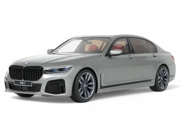 2020 BMW M7601 V12 Silver Metallic 1/18 Model Car by GT Spirit