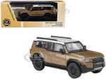 2024 Toyota Land Cruiser 250 Prado Trail Dust Beige with White Top 1/64 Diecast Model Car by Paragon Models
