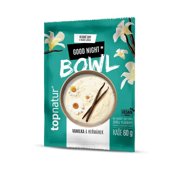 Topnatur Bowl Good Night vanilka a heřmánek kaše 60 g