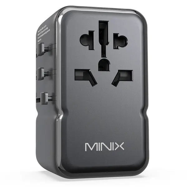MINIX TP85 85W Universal Travel Adapter 3 USB-C 2 USB-A