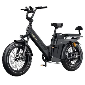 TESWAY X5 Pro Electric Bike 1000W 48V 60Ah Black