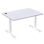 ACGAM JSZ-3 Height-Adjustable Standing Desk Frame White + White Desktop
