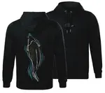 Giants fishing mikina kapr u hladiny čierna - xxxl