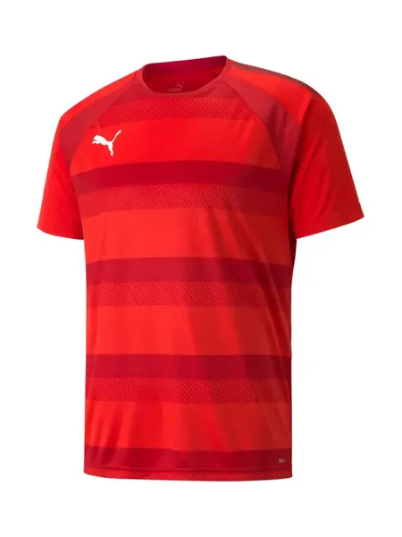 PUMA Dres  červená / tmavočervená / biela