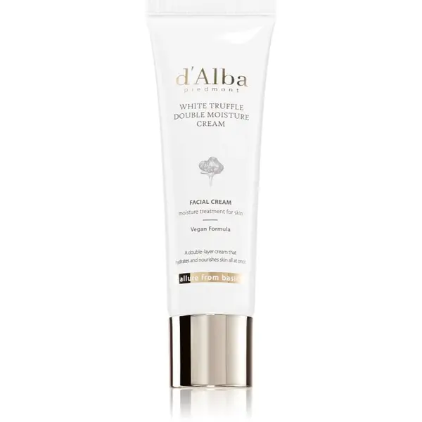 d'Alba White Truffle Double Moisture Cream výživný upokojujúci pleťový krém s hydratačným účinkom 60 ml