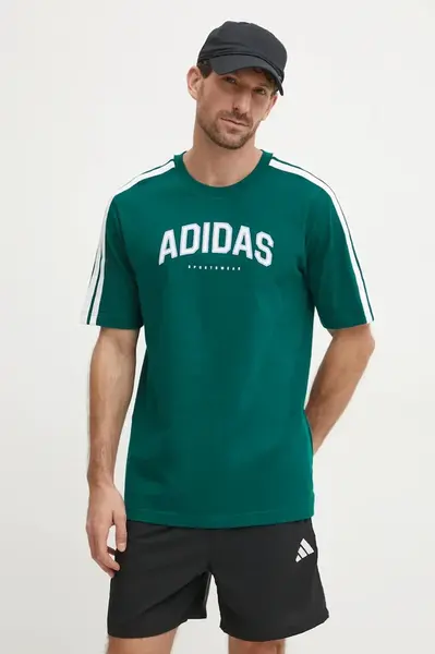 Bavlněné tričko adidas M C COLLE Collegiate