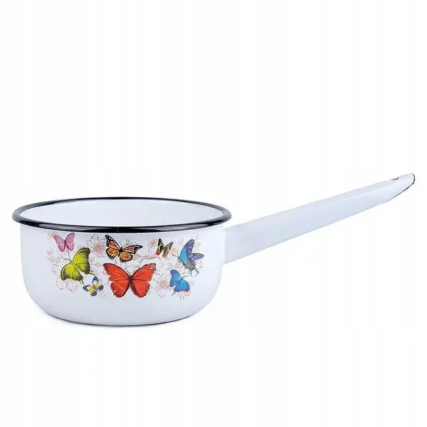 Rendlík email 16 cm, 1,5 l Motýli