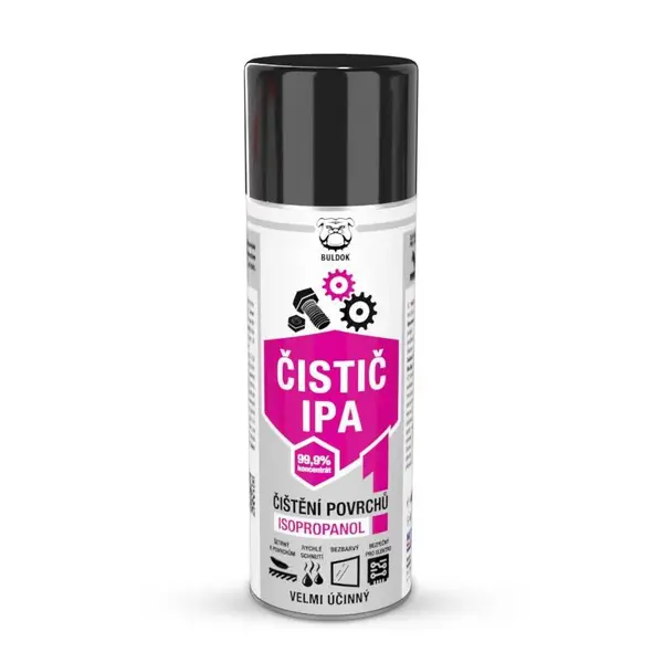Čistič IPA BULDOK (isopropanol) sprej, 400ml