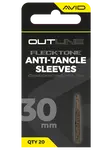 Avid carp převleky proti zamotání outline flecktone anti-tangle sleeve - 30 mm