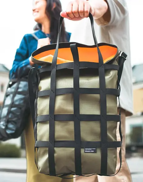 Braasi Industry Georgina khaki/signal orange