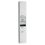 Carryhome VYSOKÁ SKŘÍŇ, bílá, bílá, 30/195,5/33 cm