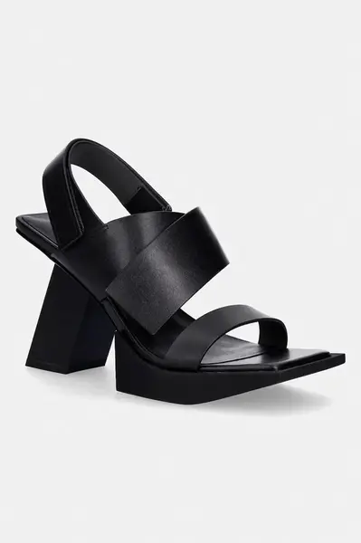 United Nude sandály na sloupku kožené Construct Hi