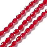 Faceted Glass Beads Strands