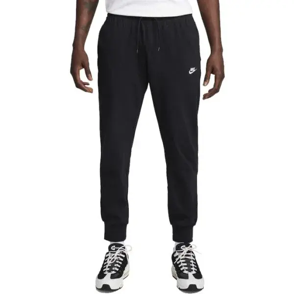 Nike CLUB KNIT JOGGER Pánske tepláky, čierna, veľkosť