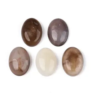 Natural Grey Agate(Dyed & Heated) Cabochons