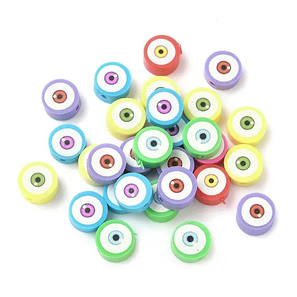 Printed Handmade Polymer Clay Beads