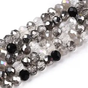 Electroplate Glass Beads Strands