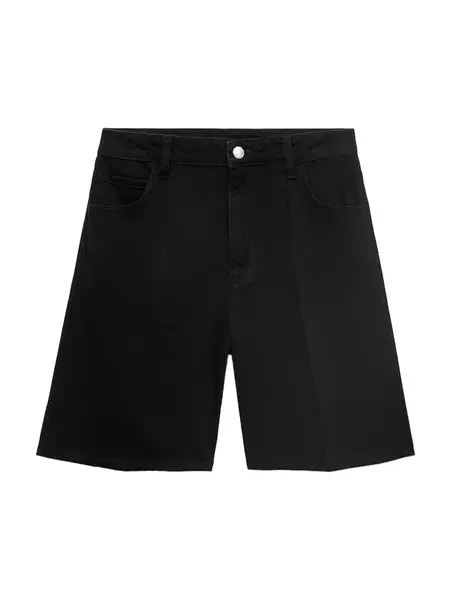 MANGO Džínsy 'CAMILLA'  čierna