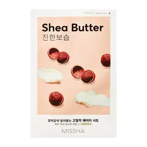 Missha Airy Fit Sheet Mask Shea Butter plátýnková maska 19 g