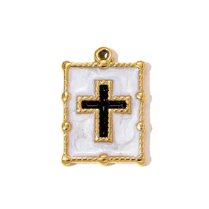 304 Stainless Steel Enamel Pendants