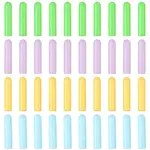 40Pcs 4 Colors Alloy Cord End