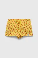 Dětské plavkové šortky United Colors of Benetton žlutá barva