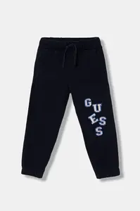 Detské bavlnené tepláky Guess