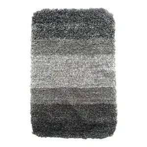 Kúpeľňový koberček 50x80cm šedé pruhy